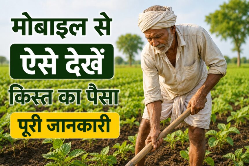 PM Kisan Beneficiary Status चेक करते किसान